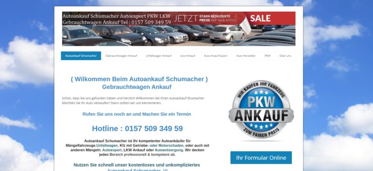 Autoankauf Leipzig : Wir kaufen jedes Unfall Auto