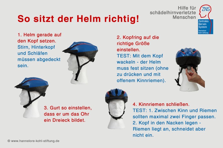 Ein Helm kann Leben retten / Auch in Corona-Zeiten sollten Radfahrer nicht leichtsinnig sein